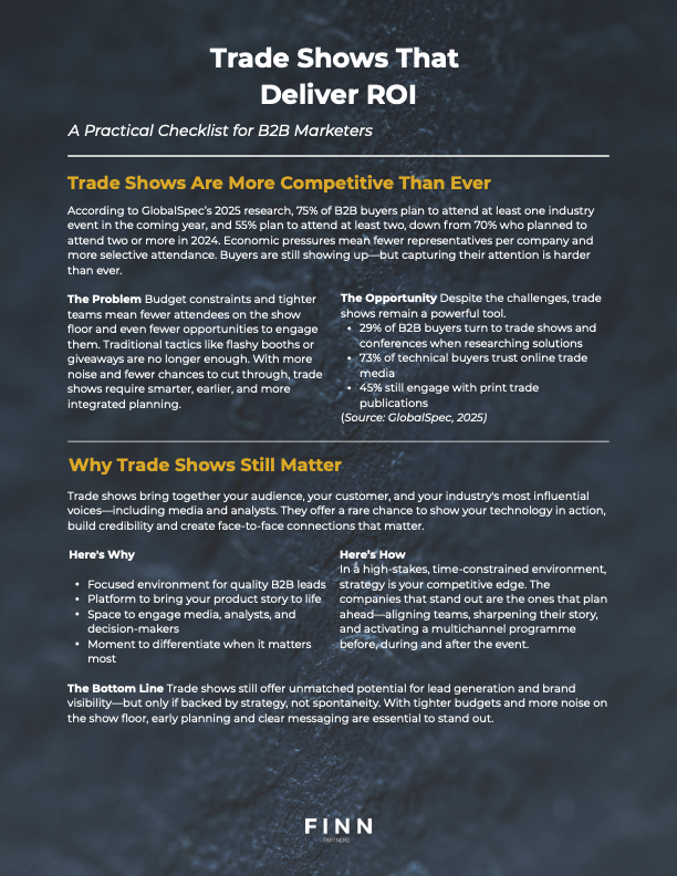 25.8.5 B2B Trade Show Checklist - Cover Img
