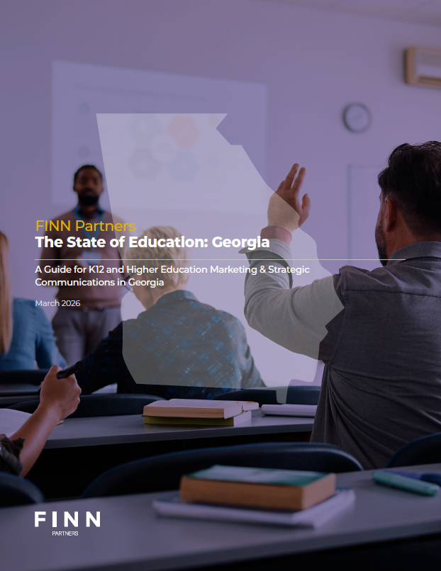 A Guide for K12 and Higher Education Marketing & Strategic Communications in Georgia report cover